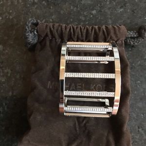 Beautiful silver pave bracelet Michael Kors